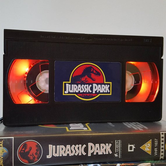 Retro Style Night Light Handmade From Original VHS
